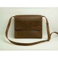 Жіноча шкіряна сумка Wellbags Field bag olive (w053.2) хакі