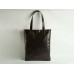 Жіноча шкіряна сумка Wellbags Shopper Dark chocolate Julia (W039.2) шоколадна