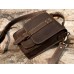 Мужская кожаная сумка Wellbags Messenger Retro brown W052 коричневая