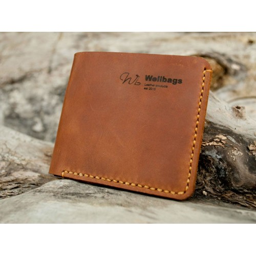 Кошелек Wellbags "Dimitrius auburn" (P005) темно-рыжий