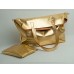 Женская кожаная сумка Wellbags Shopper bag GoldMoon (W001.2) золотая