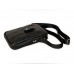 Чоловіча шкіряна сумка Wellbags Messenger bag black W040 чорна