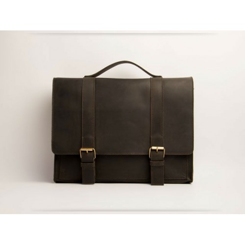 Кожаный портфель Wellbags Bag Briefcase brown (W045.2) коричневый