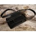 Мужская кожаная сумка Wellbags Messenger Retro black W052.1 чёрная