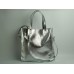 Жіноча шкіряна сумка Wellbags Shopper bag SilverMoon (W001.3) срібло