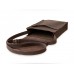 Мужская кожаная сумка Wellbags Messenger brown horse W029 коричневая
