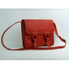 Жіноча шкіряна сумка Wellbags Satchel bag mini red (W020.7) червона