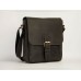 Чоловіча шкіряна сумка Wellbags Messenger Arcturus gray (W054) коричнева
