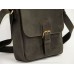 Чоловіча шкіряна сумка Wellbags Messenger Arcturus gray (W054) коричнева