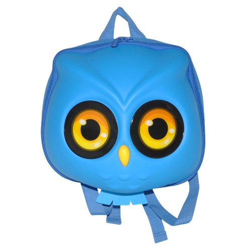 Дитячий рюкзак SUPERCUTE у вигляді сови блакитний