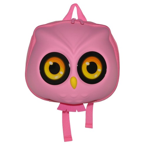 Детский рюкзак SUPERCUTE в виде совы розовый