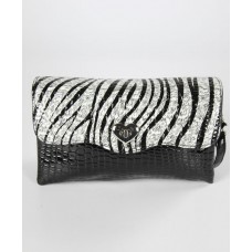 Сумка женская 7212-07 черно-белая