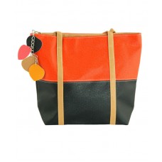 Сумка 7240-21 черная с оранжевым