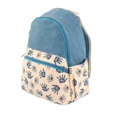 Рюкзак 7224-38 блакитний з бежевим