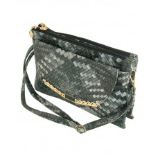 Сумка 7212-34 чорна з сірим