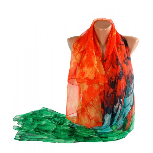 Шаль-парео TRAUM 2495-02 разноцветная