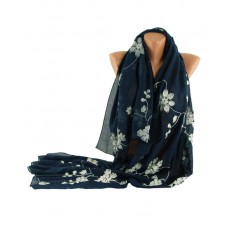 Шаль TRAUM 2494-64 синяя