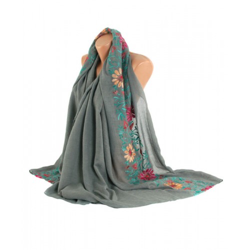 Шаль TRAUM 2494-72 сіра