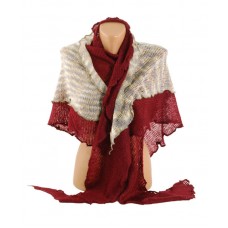 Платок TRAUM 2483-17 бордовий