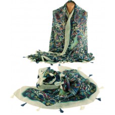 Шаль TRAUM 2494-85 синяя