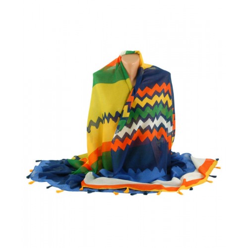 Шарф TRAUM 2498-82 різнокольоровий