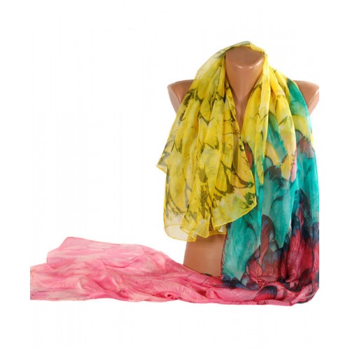 Шаль TRAUM 2495-01 різнокольорова