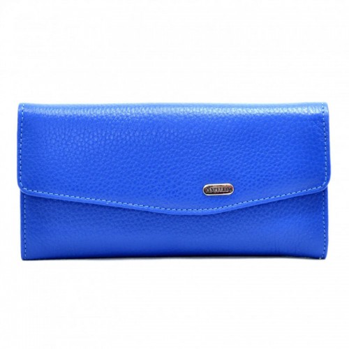 Кошелек женский кожаный CANPEL 2029-304 ярко синий флотар