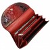 Кошелек женский кожаный Desisan 733-500 красный узор