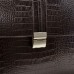 Портфель кожаный Desisan 317-19 коричневый кроко