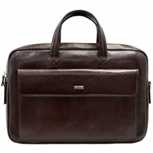 Портфель шкіряний Desisan 340-019 коричневий флотар