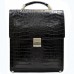 Портфель шкіряний Desisan 5009-11 чорний кроко