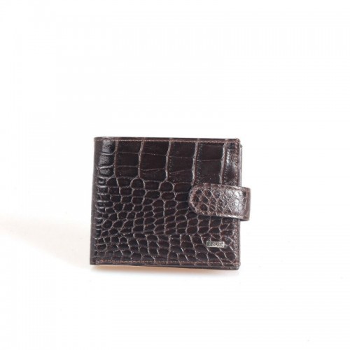 Портмоне шкіряне GRASS 302-30 коричневий кроко