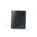 Портмоне шкіряне GRASS 318-1 чорний гладкий
