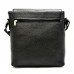 М'яка шкіряна барсетка Desisan 1324-011 чорна флотар