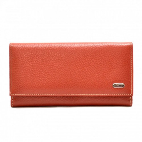 Гаманець жіночий шкіряний CANPEL 157-306 кораловий флотар