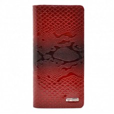 Гаманець жіночий шкіряний Desisan 321-500 червоний візерунок лак