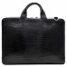 Портфель кожаный Desisan 1347-143 черный лазер