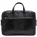 Портфель кожаный Desisan 340-143 черный лазер