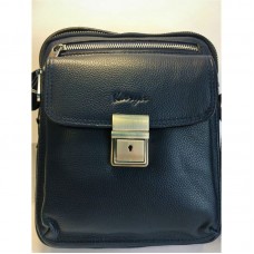 Барсетка м'яка шкіра KARYA 0607-44 синій флотар