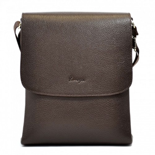 Барсетка м'яка шкіра KARYA 0724-39 коричневий флотар