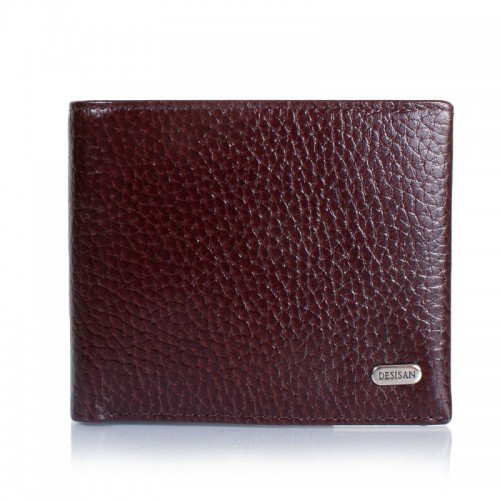 Портмоне шкіра Desisan 727-019 коричневий флотар