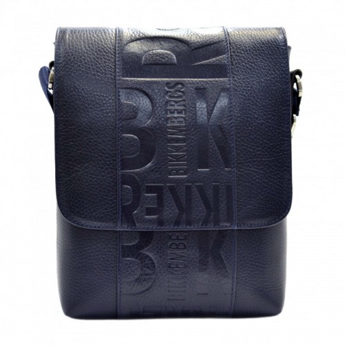 Барсетка кожа мягкая DESISAN 1612-315 синий флотар