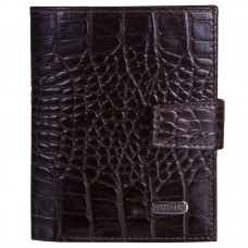 Портмоне кожа CANPEL 1102-11 коричневый кроко