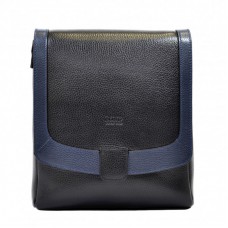 Барсетка м'яка BOND 1122-281-9 чорно-синій