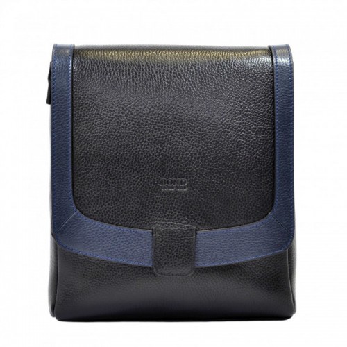 Барсетка м'яка BOND 1122-281-9 чорно-синій