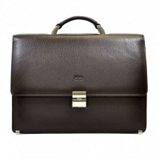 Портфель шкіра BOND 1215-286 коричневий флотар