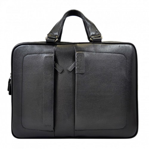 Портфель м'який шкіра BOND 1103-281 чорний флотар