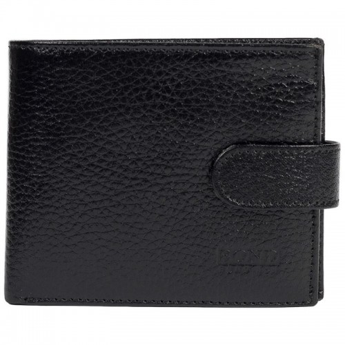 Портмоне шкіра BOND 501-281 чорний флотар