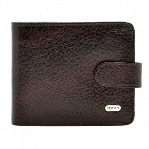 Портмоне шкіра Desisan 311-019 коричневий флотар