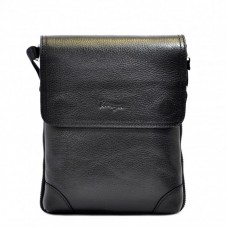 Барсетка м'яка шкіра KARYA 0721-45 чорний флотар